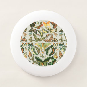 Vintage Butterfly Moth Pattern Print Wham-O Frisbee