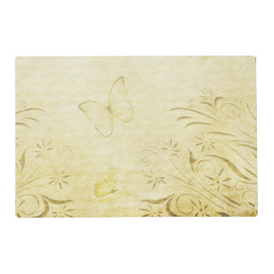 Vintage Butterfly Paper Placemat