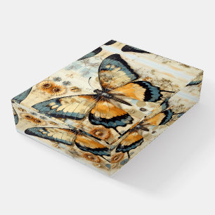Vintage Butterfly Paperweight