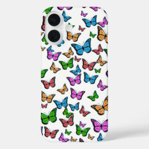Vintage Butterfly Papillon Old Illustration Art iPhone 16 Case