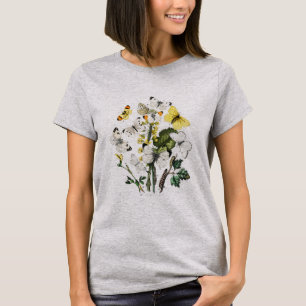Vintage Butterfly Papillon Old Illustration T-Shirt