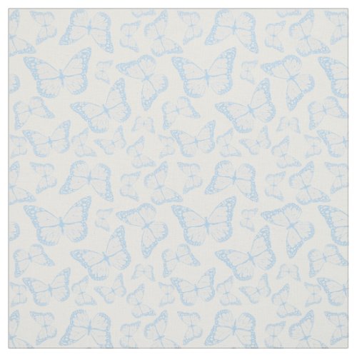 Vintage Butterfly Pattern Fabric