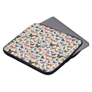 Vintage Butterfly  Personalized Aesthetic Nature Laptop Sleeve