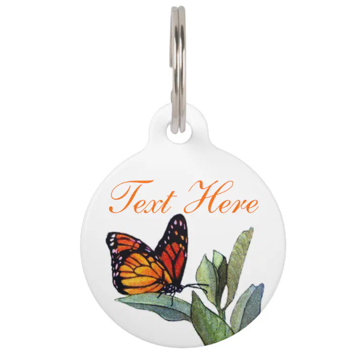 Pet ID Tag Butterfly