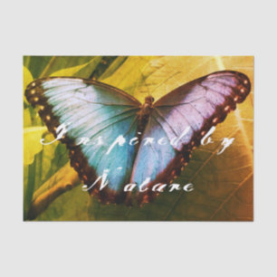 Vintage butterfly photo custom decoupage crafts tissue paper