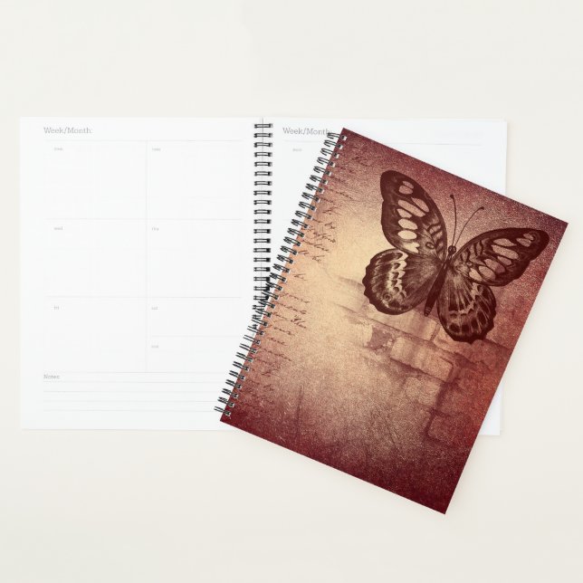 Vintage Butterfly Planner (Display)