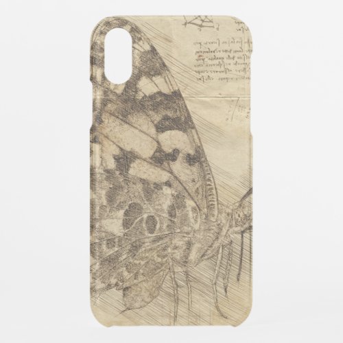 Vintage Butterfly  Rustic Style  Decoupage iPhone XR Case