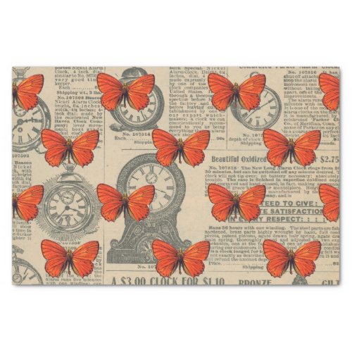 Vintage Butterfly Tissue Paper