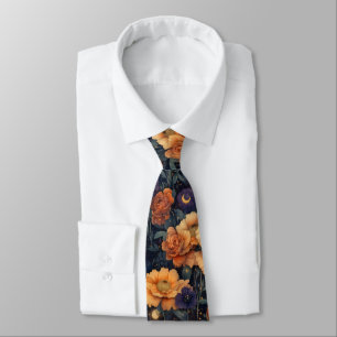 Vintage Butterfly Wildflower (12) Neck Tie