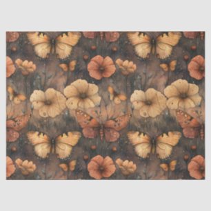 Vintage Butterfly Wildflower (5) Tissue Paper