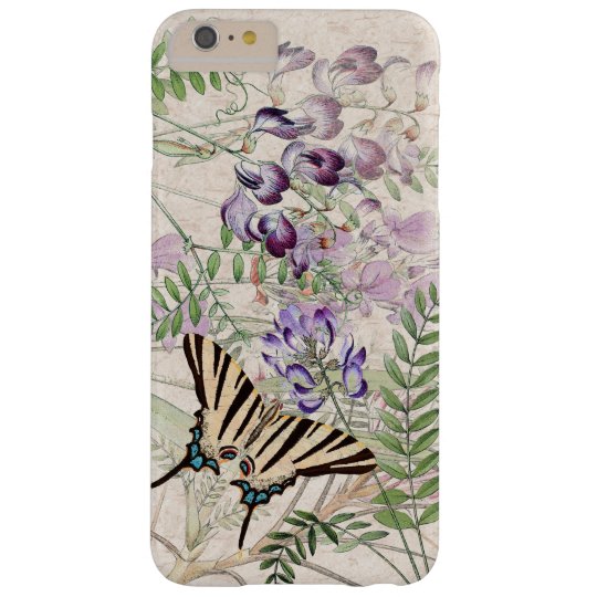 Vintage Butterfly Wildflower Flowers iPhone 6 Case ...