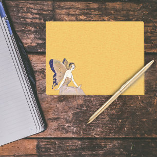 Vintage Butterfly Wings Fairy Fae Blond Hair Post-it Notes