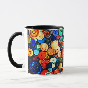 Vintage Buttons Mug