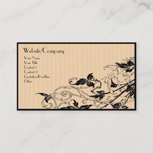 Customizable Vintage C101 Business Card