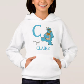 Vintage - C is for Cookie Monster | Add Your Name Hoodie