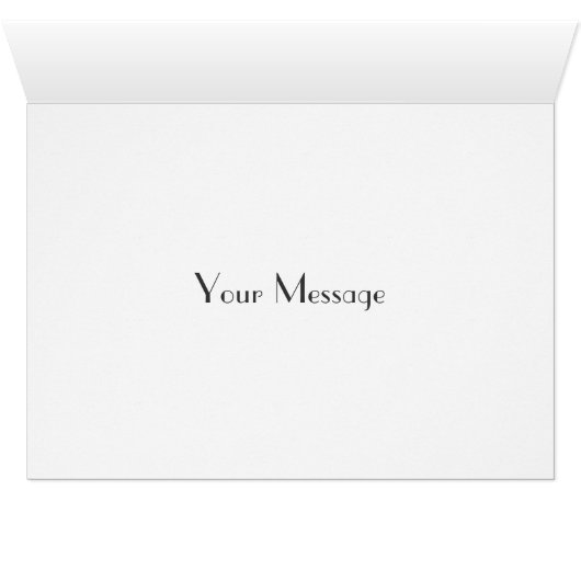 Vintage Cafe Boulevard Montmartre Paris Card (Inside Horizontal (Bottom))