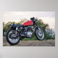 vintage cafe racer posters