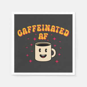 Vintage Caffeinated AF Napkins