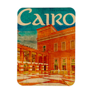 Vintage Cairo Flexible Magnet