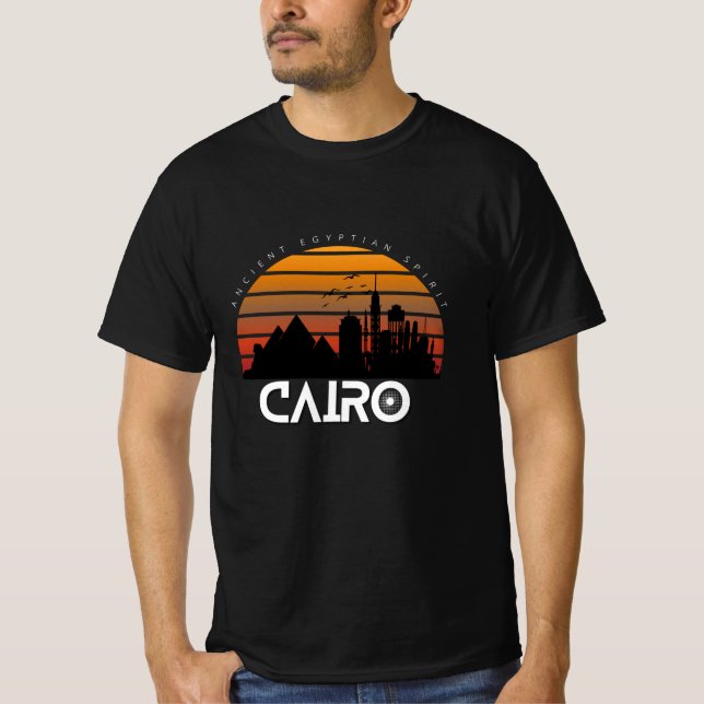 Vintage Cairo T Shirt, Egyptian Shirt (Front)