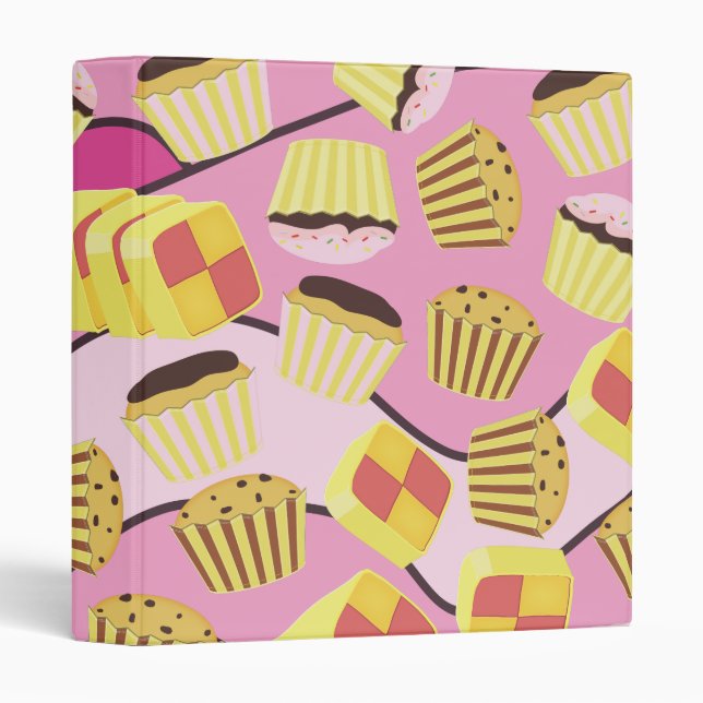 Vintage Cakes Pattern Binder (Front/Spine)