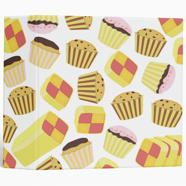 Vintage Cakes Pattern Binder (Front/Spine)