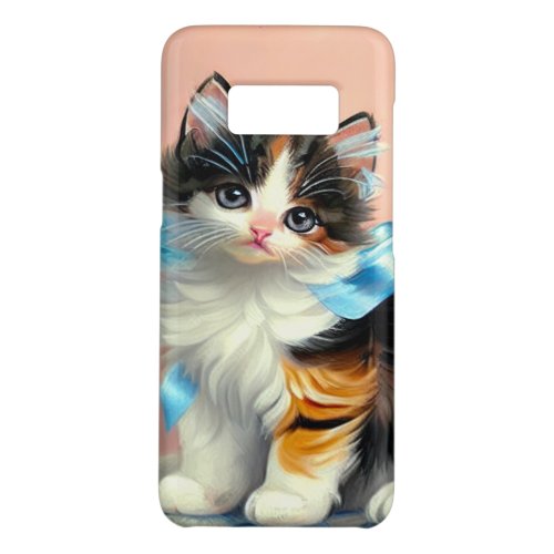 Vintage Calico Kitten Illustration Case_Mate Samsung Galaxy S8 Case