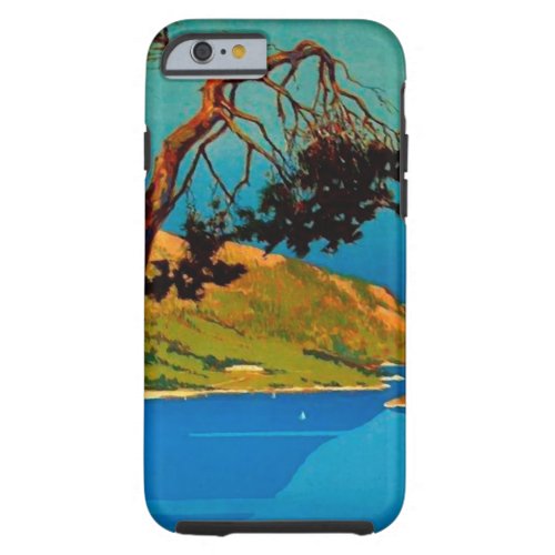 Vintage California Coast Travel Tough iPhone 6 Case