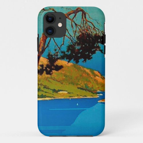 Vintage California Coast Travel iPhone 11 Case