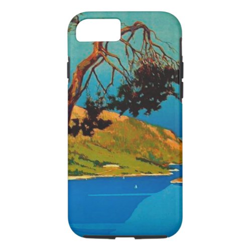 Vintage California Coast Travel iPhone 87 Case