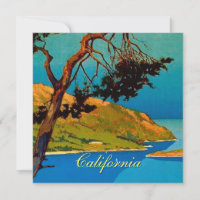 Vintage California Coast Travel