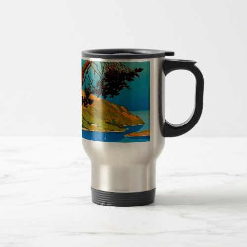 Vintage California Coast Travel Travel Mug