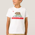Vintage California Flag T-shirt at Zazzle