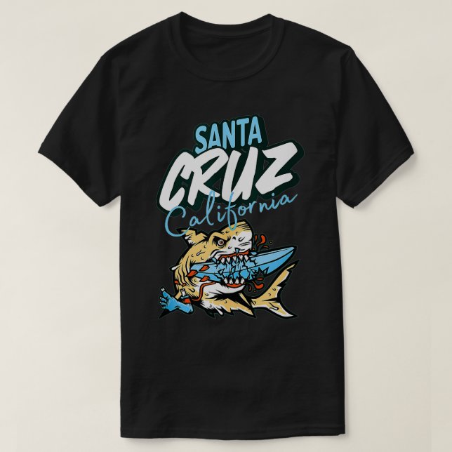 Vintage California Great White  T-Shirt (Design Front)