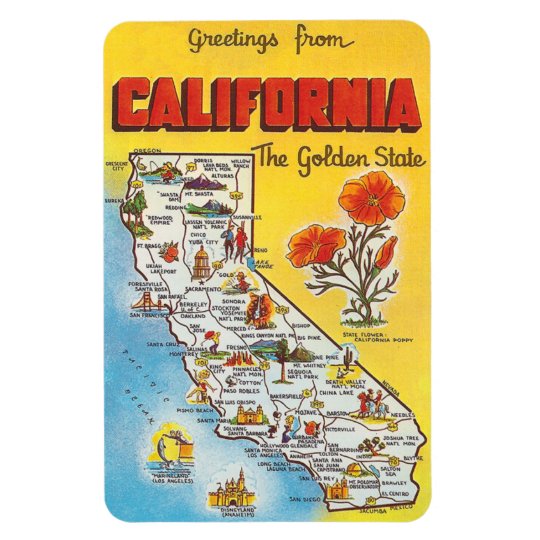 Vintage California Zazzle