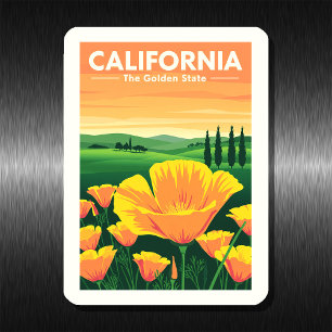Vintage California Magnet