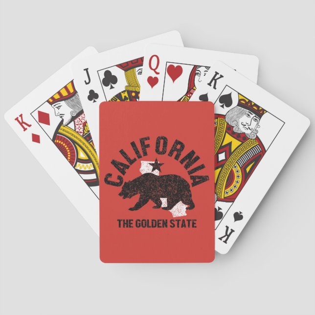 Vintage California Poker Cards (Back)