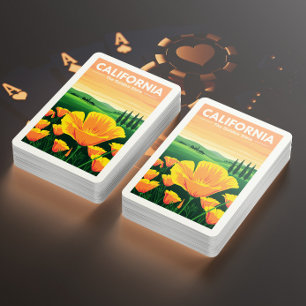 Vintage California Poker Cards