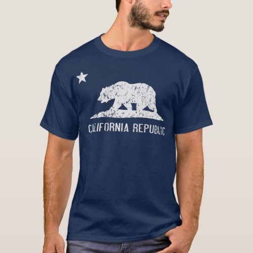 Vintage California Republic Flag T_Shirt