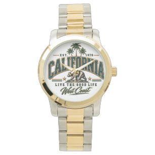 Vintage California Republic Men's Varsity Hoodie Watch