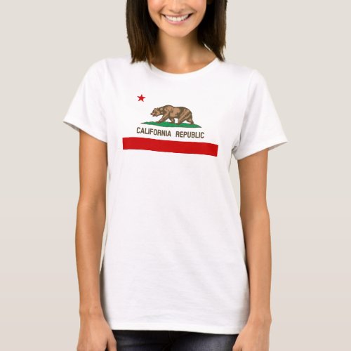 Vintage California Republic State Flag T_Shirt