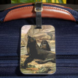 Vintage California Sea Lions by CE Swan Luggage Tag