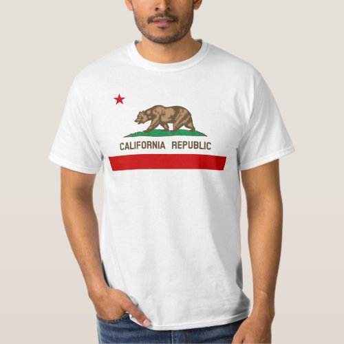 Vintage California State Flag Customizable T_Shirt
