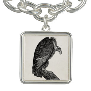 Vintage Californian Vulture Bird - Birds Template Bracelet