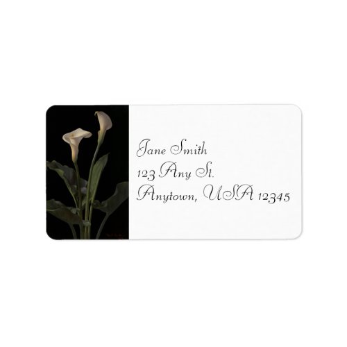 Vintage Calla Lilies Address Labels