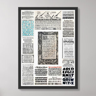 VINTAGE Calligraphy/Lettering print