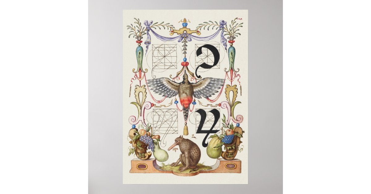 Vintage Calligraphy Poster | Zazzle