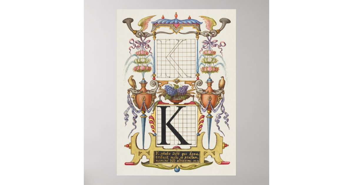 Vintage Calligraphy Poster | Zazzle