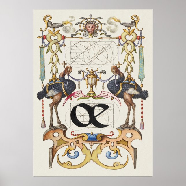 Vintage Calligraphy Poster (Front)