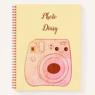 Vintage - Camara Photo Diary Notebook